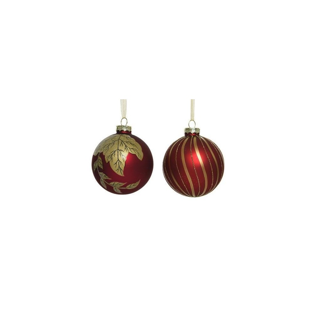 SFERA IN VETRO 2ASS D8 RED GOLD